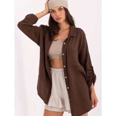 Chemise manche longue model 215499 Italy Moda