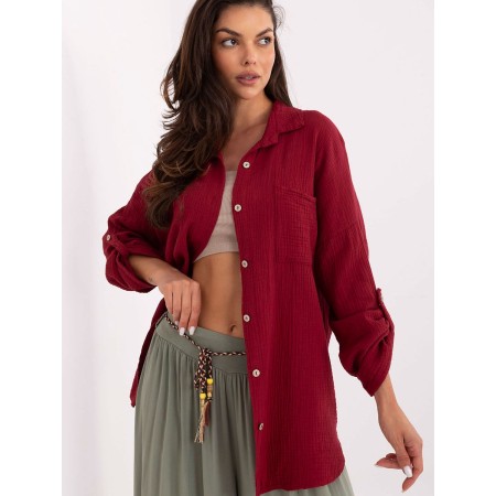 Chemise manche longue model 215559 Italy Moda