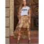 Jupe longue model 145581 Makadamia