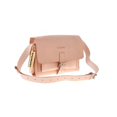 Sac en cuir naturel model 152165 Verosoft