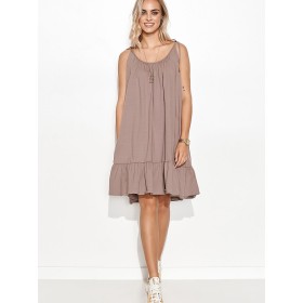 Robe de jour model 164193 Makadamia