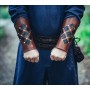 BRASSARD EN CUIR MÉDIÉVAUX ET VIKINGS POUR HOMME