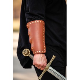 Brassard en cuir « Mar » – Marron 1257