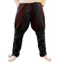 Wikingerhose mit Beinschnürung "Magnus" Schwarz/Rot XXL