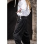 Weite Mittelalter-Hose "Eckart" Schwarz L