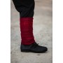 Wollwadenwickel mit Stickerei "Hannes" Rot