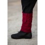 Wollwadenwickel mit Stickerei "Hannes" Rot