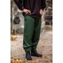 Weiche Mittelalter Hose "Linhart" mit Bundschnürung Grün L