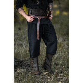 Mittelalter-Kniebundhose "Veli" Schwarz XXL