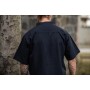 Mittelalter-Kurzarmhemd "Eric" Schwarz XXXL