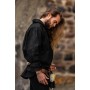 Rüschenhemd "Dracula" Schwarz M