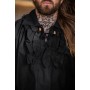 Rüschenhemd "Dracula" Schwarz L