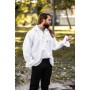 Rüschenhemd "Dracula" Weiß S