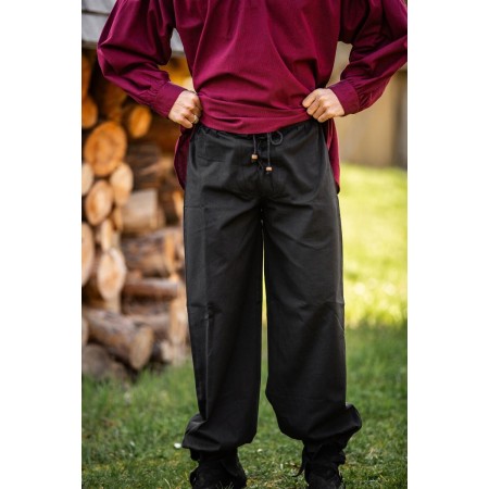 Mittelalter-Bundhose "Gerold" Schwarz M