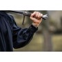 Piratenhemd mit Kragen "James" Schwarz S