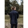 Piratenhemd mit Kragen "James" Schwarz L