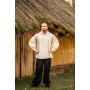 Piratenhemd mit Kragen "James" Natur L
