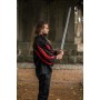 Landsknechthemd "Albert" Schwarz/Rot S