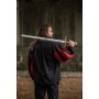 Landsknechthemd "Albert" Schwarz/Rot XXXL