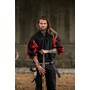 Landsknechthemd "Albert" Schwarz/Rot XXXL