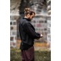 Landsknechthemd "Albert" Schwarz/Braun XL