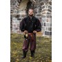 Landsknechthemd "Albert" Schwarz/Braun XXXL