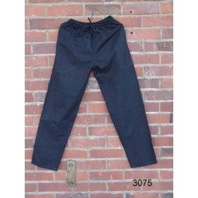 Mittelalter-Hose mit Gummizug "Clemens", weiter Schnitt Schwarz L