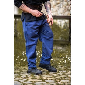 Mittelalter-Hose mit Gummizug "Veit" Blau S