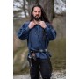 Mittelalterhemd aus grober Baumwolle "Leopold" Blau XL