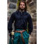 Rundkragenhemd "Athos" Schwarz XL