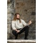 Mittelalter-Hemd aus dicker Baumwolle "Anton" Natur M