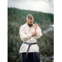 Typisches Mittelalter Stehkragen-Schnürhemd "Friedrich" Natur M
