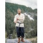 Typisches Mittelalter Stehkragen-Schnürhemd "Friedrich" Natur M