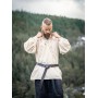 Typisches Mittelalter Stehkragen-Schnürhemd "Friedrich" Natur L