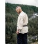 Typisches Mittelalter Stehkragen-Schnürhemd "Friedrich" Natur L