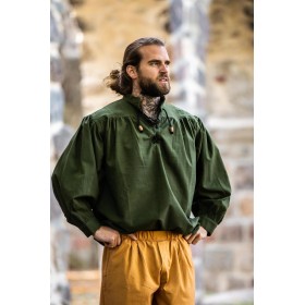 Mittelalter Hemd "Ludwig" Grün Grün S