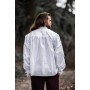 Mittelalter- Schnürhemd mit Ösen "Adrian" Weiß XL