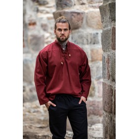 Mittelalterhemd "Ansbert" Rot S