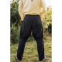 Wikingerhose mit Beinschnürung "Magnus" Schwarz S