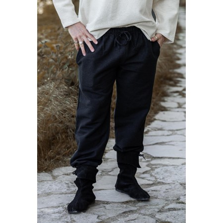 Mittelalterhose "Arvo" Schwarz L