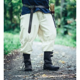 Wikingerhose mit Beinschnürung "Magnus" Natur XL