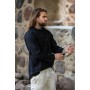 Weiches Bauernhemd "Felix" Schwarz L