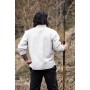 Handgewebtes Baumwoll-Hemd "Ingolf" Grau XL