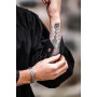 Piraten-Schnürhemd "Artur" mit Kragen Schwarz XXXL