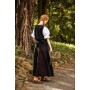 Baumwollweste "Franziska" Schwarz XL