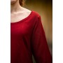 Schlichtes Wikinger Unterkleid "Scarlet" Rot XS