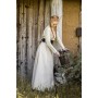 Schlichtes Wikinger Unterkleid "Scarlet" Hanffarben XXXL