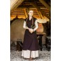 Schlichtes Wikinger Unterkleid "Scarlet" Hanffarben XL