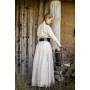 Schlichtes Wikinger Unterkleid "Scarlet" Hanffarben XL