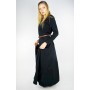 Schlichtes Wikinger Unterkleid "Scarlet" Schwarz XS